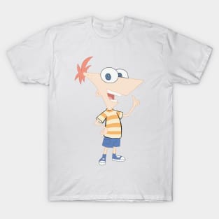 Cartoon Genius Boy T-Shirt